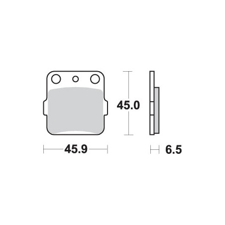 SBS PROMOCJA KLOCKI HAMULCOWE KH84/3 OFF-ROAD SINTER KOLOR ZŁOTY