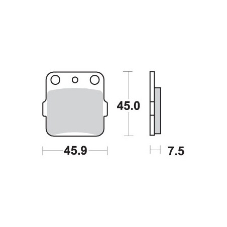 SBS PROMOCJA KLOCKI HAMULCOWE KH84 OFF-ROAD RACING SINTER KOLOR ZŁOTY