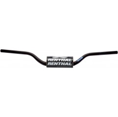 RENTHAL KIEROWNICA 1,1/8 CALA (28,6MM) MX FATBAR HANDLEBAR BLACK YAMAHA YZ/YZF +7 KOLOR CZARNY Z GĄBKĄ