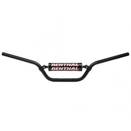 RENTHAL KIEROWNICA 7/8 CALA (22MM) ATV HANDLEBAR BLACK YAMAHA YFM 660 RAPTOR PADDED KOLOR CZARNY Z GĄBKĄ