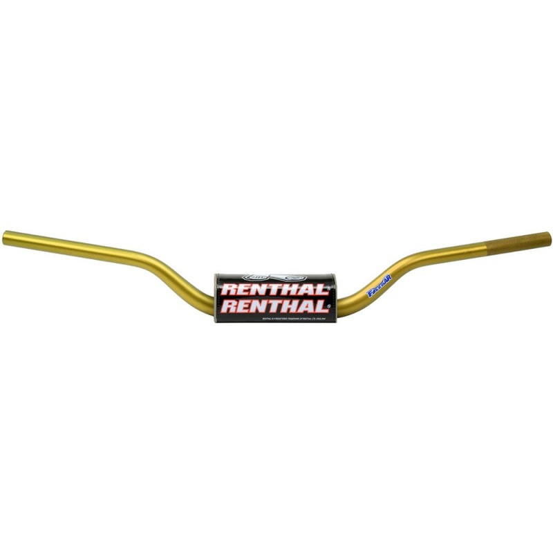 RENTHAL KIEROWNICA 1,1/8 CALA (28,6MM) MX FATBAR RC HIGH GOLD KOLOR ZŁOTY Z GĄBKĄ