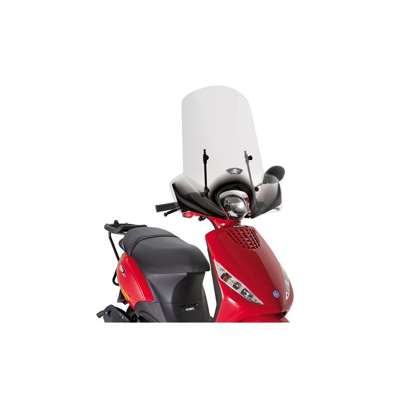 KAPPA SZYBA KYMCO LIKE 50/125/200I (09-16), PIAGGIO ZIP 50 2T / 50 4T (13-18), ZIP 50-125 (00-12) 52 X 66,6 CM PRZEZROCZYSTA - P
