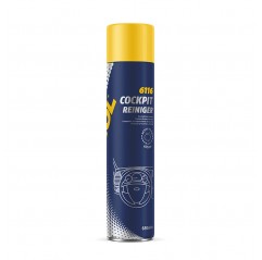 MANNOL PLAK COCKPIT REINIGER CITRON - SPRAY DO CZYSZCZENIA KOKPITU, ZAPACH CYTRYNOWY 650ML (6116) (24)