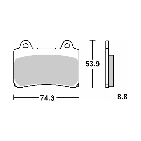 SBS WYPRZEDAŻ KLOCKI HAMULCOWE KH123 STREET EXCEL SINTER KOLOR ZŁOTY
