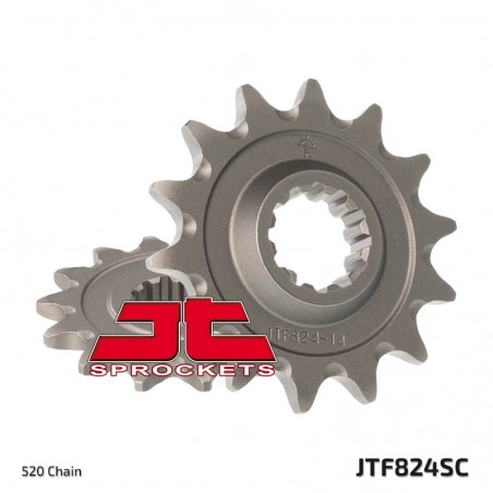 JT ZĘBATKA PRZEDNIA 727 13 HUSQVARNA CR/WR/TC/TE 125/250/300/310/410/510/610 SAMOOCZYSZCZAJĄCA (JTF824.13SC)* (ŁAŃC. 520)