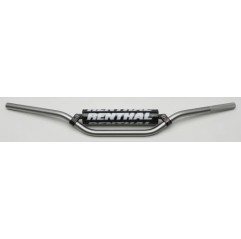 RENTHAL KIEROWNICA 7/8 CALA (22MM) 4.5 IN TRIALS HANDLEBAR SILVER KOLOR SREBRNY Z GĄBKĄ