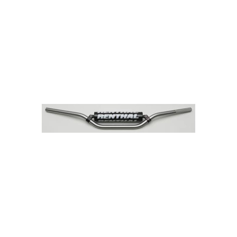 RENTHAL KIEROWNICA 7/8 CALA (22MM) 4.5 IN TRIALS HANDLEBAR SILVER KOLOR SREBRNY Z GĄBKĄ