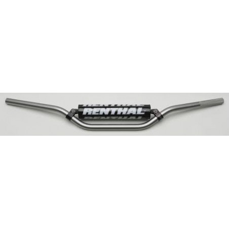 RENTHAL KIEROWNICA 7/8 CALA (22MM) 4.5 IN TRIALS HANDLEBAR SILVER KOLOR SREBRNY Z GĄBKĄ