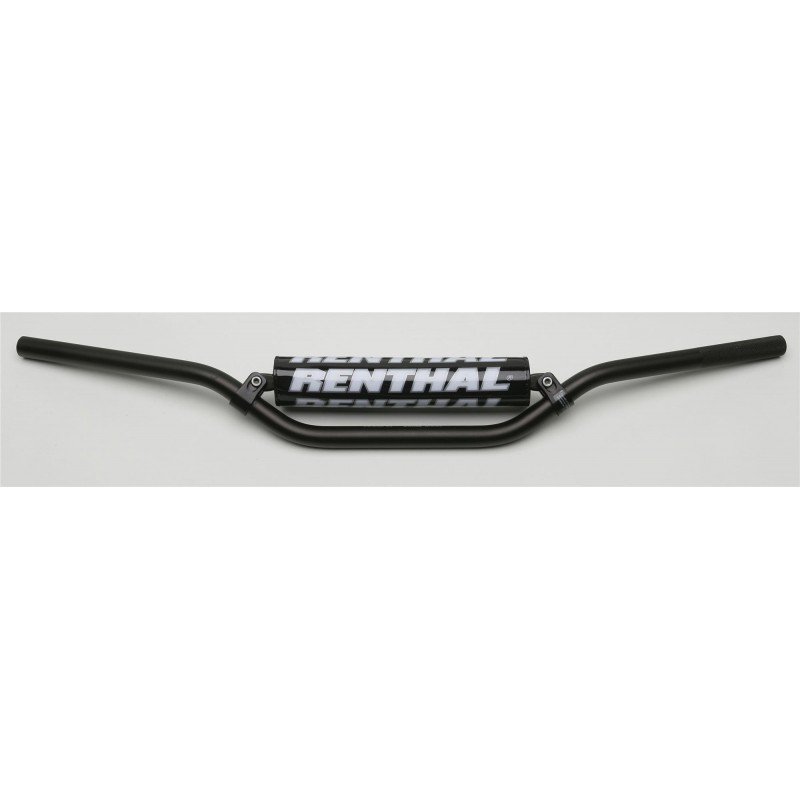 RENTHAL KIEROWNICA 7/8 CALA (22MM) MX HANDLEBAR BLACK JIMMY BUTTON PADDED KOLOR CZARNY Z GĄBKĄ