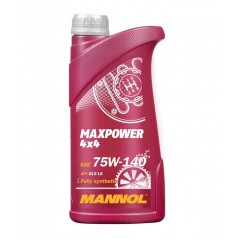 MANNOL MAXPOWER 4X4 75W140 API GL5- OLEJ PRZEKŁADNIOWY SYNTETYCZNY 1L (75W-140)