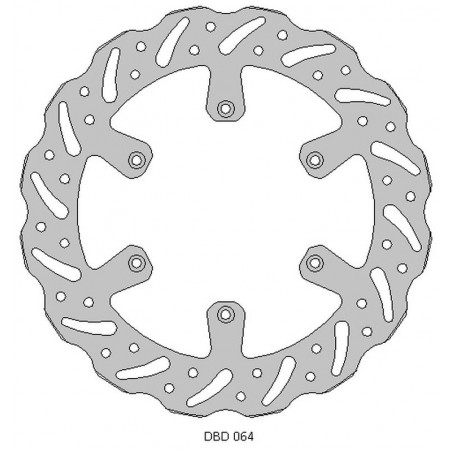 DELTA BRAKING TARCZA HAMULCOWA PRZÓD YAMAHA YZ 125 '17-21, WRF/YZ/YZF 250 '15-21, WRF/YZF 450 '16-21 WAVE ULTRA LIGHT (270X118X3