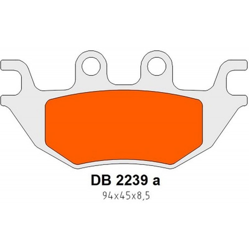 DELTA BRAKING 2022/01 KLOCKI HAMULCOWE KH686 TYŁ PRAWY/LEWY KAWASAKI KAF MULE 820 '15-'18, KAF MULE 1000 '16-'18