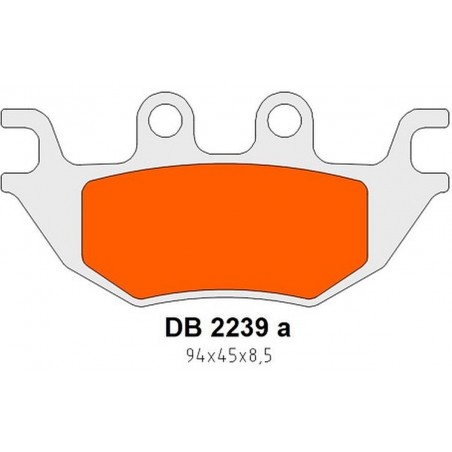 DELTA BRAKING 2022/01 KLOCKI HAMULCOWE KH686 TYŁ PRAWY/LEWY KAWASAKI KAF MULE 820 '15-'18, KAF MULE 1000 '16-'18