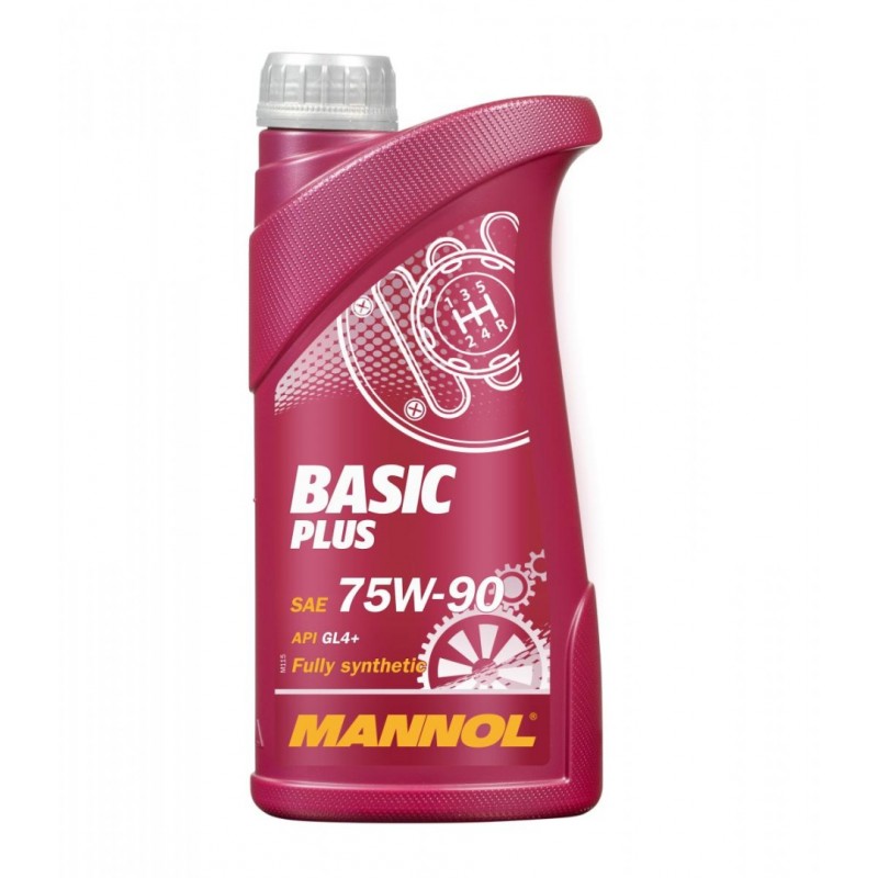 MANNOL BASIC PLUS 75W90 API GL4+ OLEJ PRZEKŁADNIOWY SYNTETYCZNY 1L (75W-90)