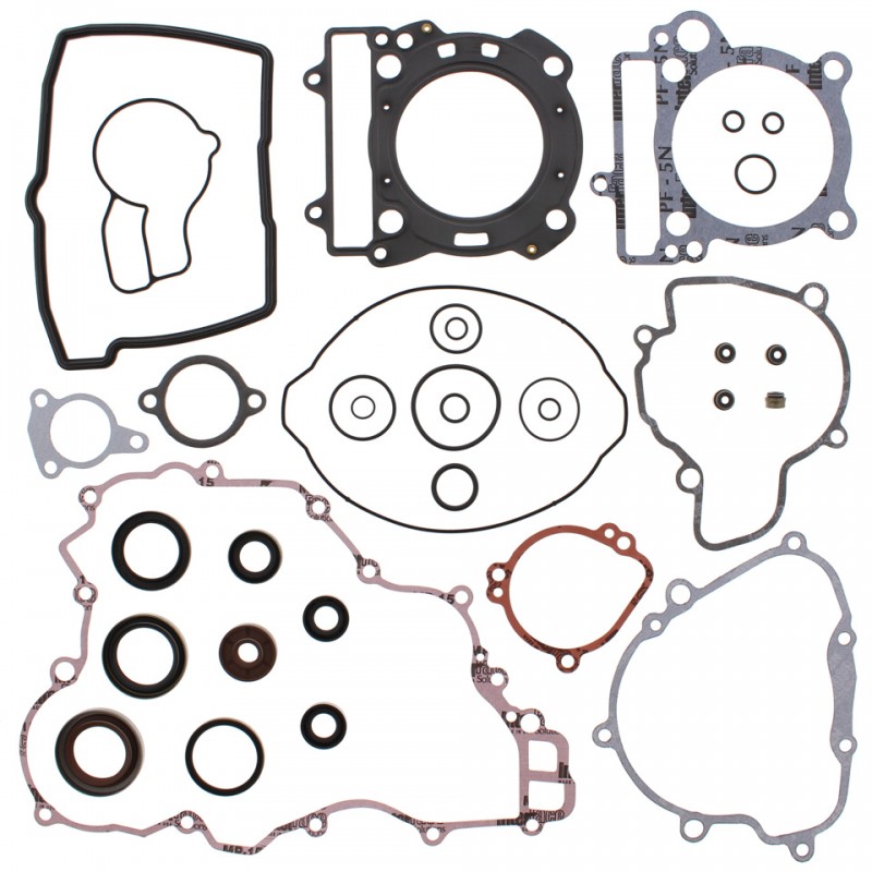 WINDEROSA (VERTEX) KOMPLET USZCZELEK KTM SX-F 250 05-12, XC-F 250 07-12, XC-FW 250 06-13 (Z USZCZELNIACZAMI SILNIKOWYMI)