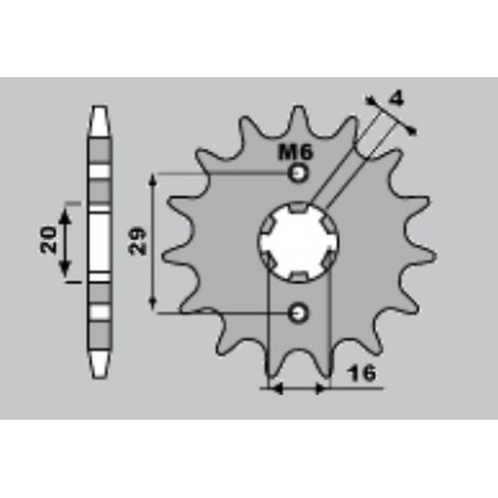 JR ZĘBATKA PRZEDNIA 425 16