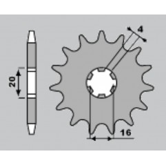 JR ZĘBATKA PRZEDNIA 560 12 KAWASAKI KX 80/85