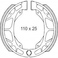 BRENTA SZCZĘKI HAMULCOWE DAELIM/HONDA/KYMCO/PEUGEOT/SYM (110x25mm)