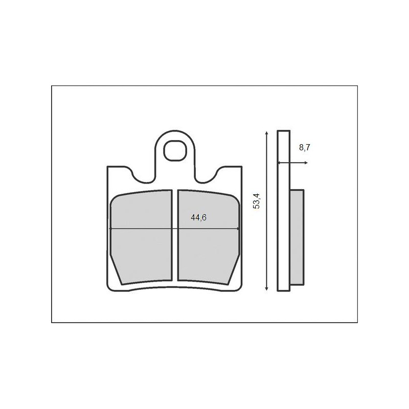 BRENTA KLOCKI HAMULCOWE KH283 / KH423