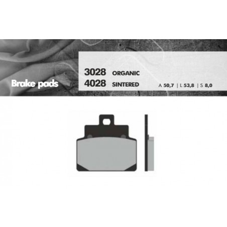 BRENTA KLOCKI HAMULCOWE KH301 (SKUTERY APRILIA 125)