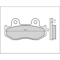 BRENTA KLOCKI HAMULCOWE KH323 / KH92