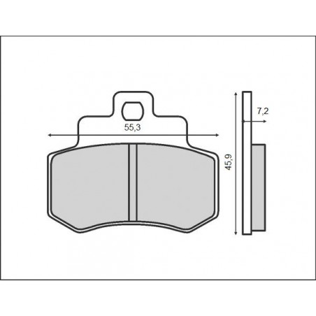 BRENTA KLOCKI HAMULCOWE KH356 (KYMCO)