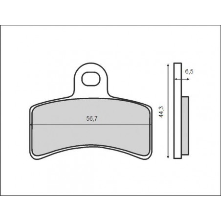 BRENTA KLOCKI HAMULCOWE KH291 (GAS GAS)