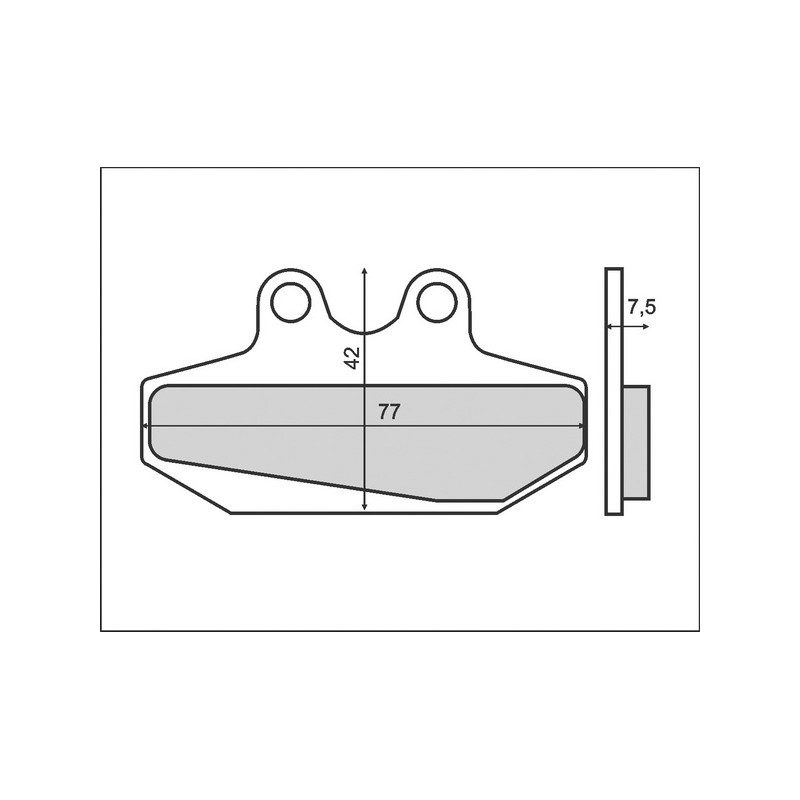 BRENTA KLOCKI HAMULCOWE KH167