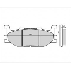 BRENTA KLOCKI HAMULCOWE KH179 YAMAHA XJ/XV/XVS/XP PRZÓD