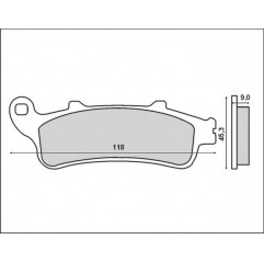 BRENTA KLOCKI HAMULCOWE KH388