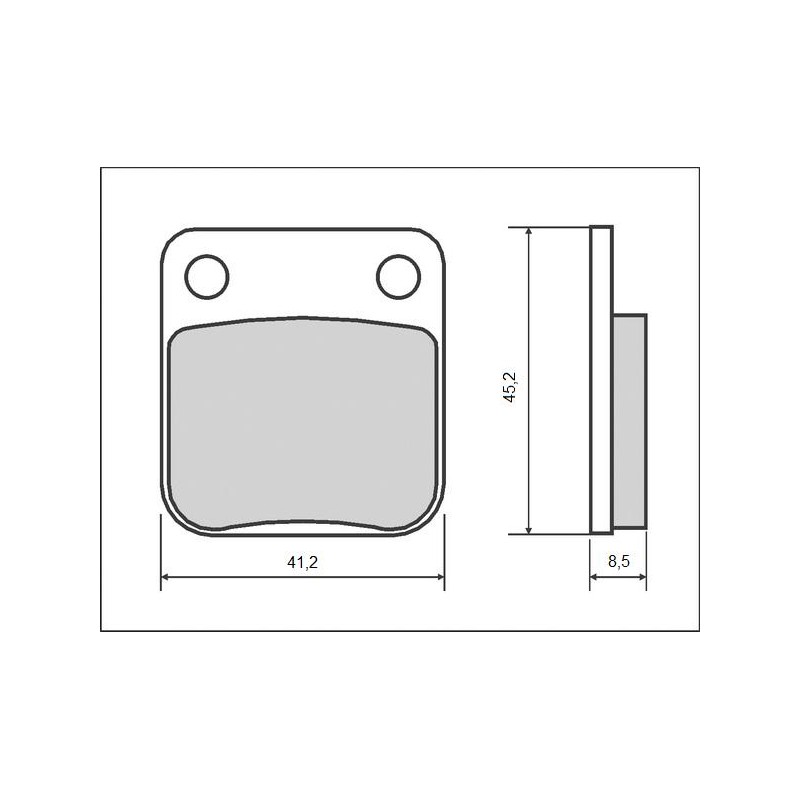 BRENTA KLOCKI HAMULCOWE KH54 / KH257