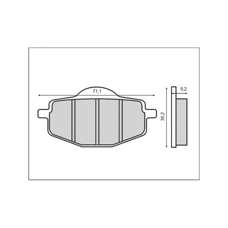 BRENTA KLOCKI HAMULCOWE KH101