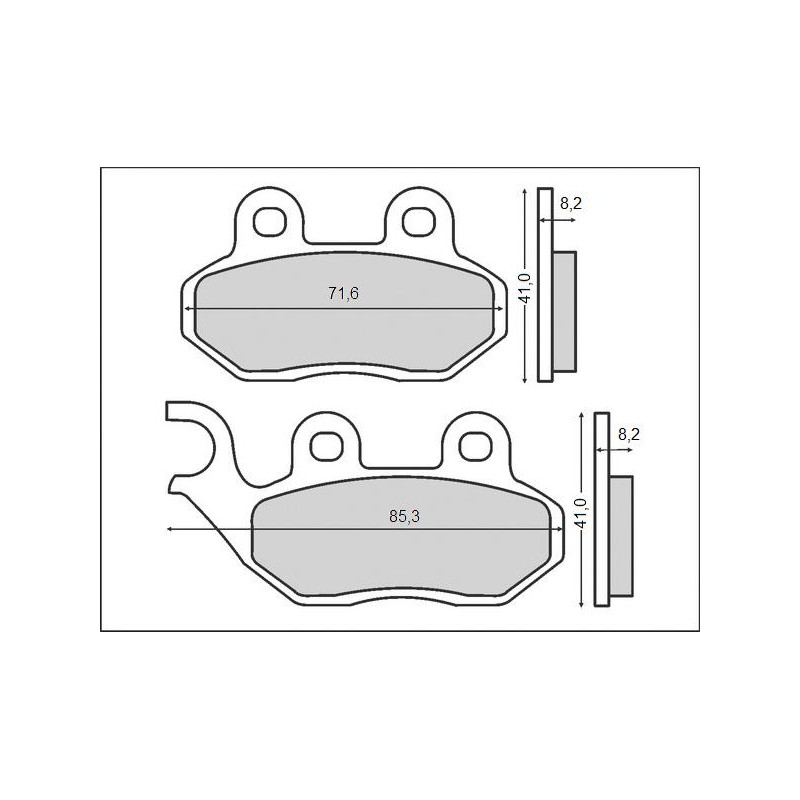 BRENTA KLOCKI HAMULCOWE KH264