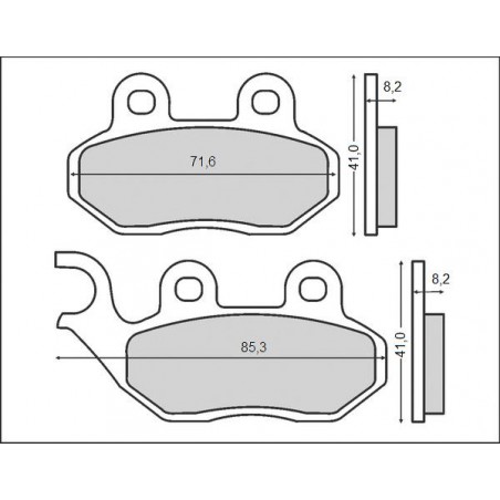 BRENTA KLOCKI HAMULCOWE KH264
