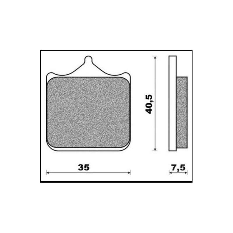 BRENTA KLOCKI HAMULCOWE KH322/4