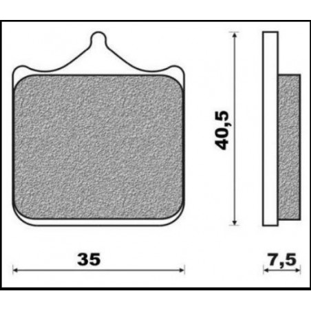 BRENTA KLOCKI HAMULCOWE KH322/4