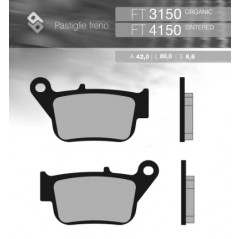 BRENTA KLOCKI HAMULCOWE KH678 YAMAHA YP 250R X-MAX '14-'16 TYŁ