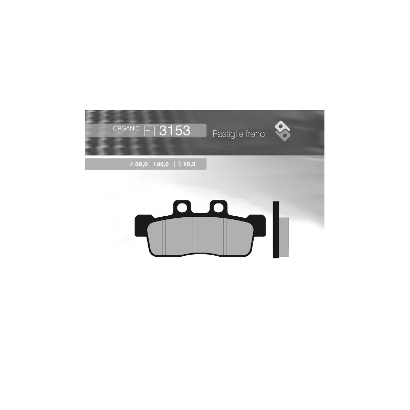 BRENTA KLOCKI HAMULCOWE KH632 YAMAHA NXC 125 CYGNUS '07-'10 PRZÓD