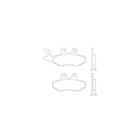 BRENTA KLOCKI HAMULCOWE KH353 SPIEK METALICZNY (ZŁOTE)