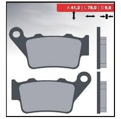 BRENTA KLOCKI HAMULCOWE KH208 SPIEK METALICZNY (ZŁOTE)