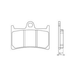 BRENTA KLOCKI HAMULCOWE KH252 / KH380 CERAMIC