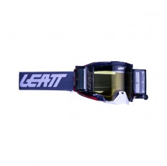 LEATT (2022/2023) GOGLE VELOCITY 5.5 ROLL-OFF GOGGLE GRAPHENE YELLOW 70% - KOLOR SZARY SZYBKA DYMIONE LUSTRO ŻÓŁTA