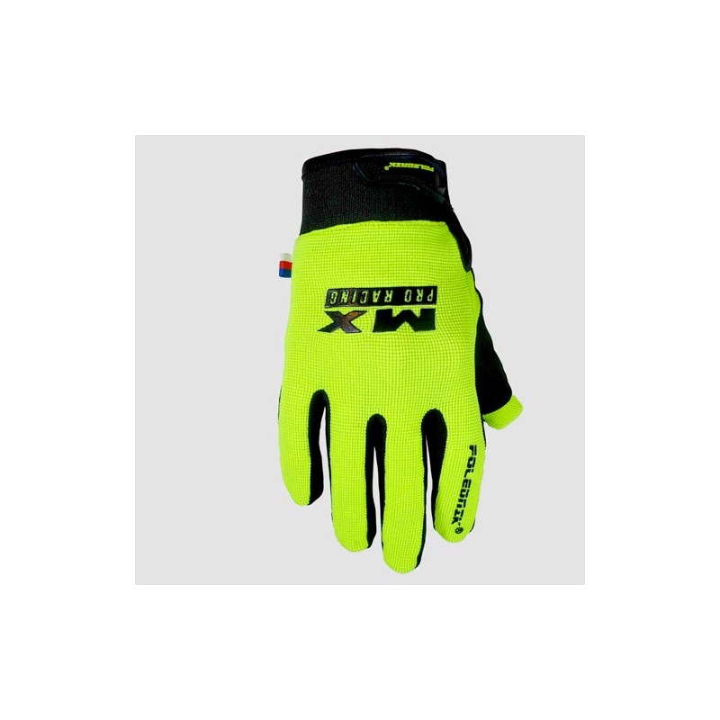 POLEDNIK RĘKAWICE CROSS MODEL MX PRO EVO BABY/JUNIOR/KID (DZIECIĘCE) KOLOR ŻÓŁTY FLUO ROZMIAR 5