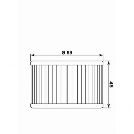 MIW (MEIWA) 2022/09 FILTR OLEJU KYMCO 250 VENOX '02-'11 (HF561) (50)