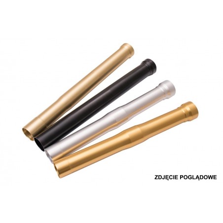MS NOWOŚĆ GOLEŃ AMORTYZATORA / RURA NOŚNA TELESKOPU (KIELICH) ALUMINIUM KAWASAKI ZX-10R (2011-2015) DŁUGOŚĆ 466 MM KOLOR SREBRNY