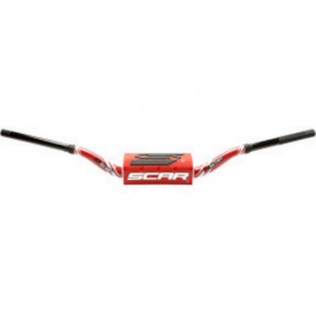 SCAR RACING KIEROWNICA 28,6MM MODEL VILLOPOTO/STEWART KOLOR CZERWONY/CZARNY GĄBKA KOLOR CZERWONY/CZARNY