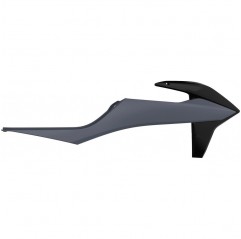 POLISPORT OSŁONY CHŁODNICY (KOMPLET) KTM SX/SXF 19 KOLOR CZARNY/SZARY