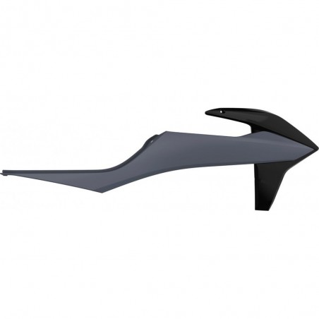 POLISPORT OSŁONY CHŁODNICY (KOMPLET) KTM SX/SXF 19 KOLOR CZARNY/SZARY