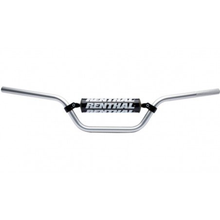 RENTHAL PROMOCJA KIEROWNICA 7/8 CALA (22MM) HANDLEBAR ATV RACE BAR SILVER KOLOR SREBRNY Z GĄBKĄ