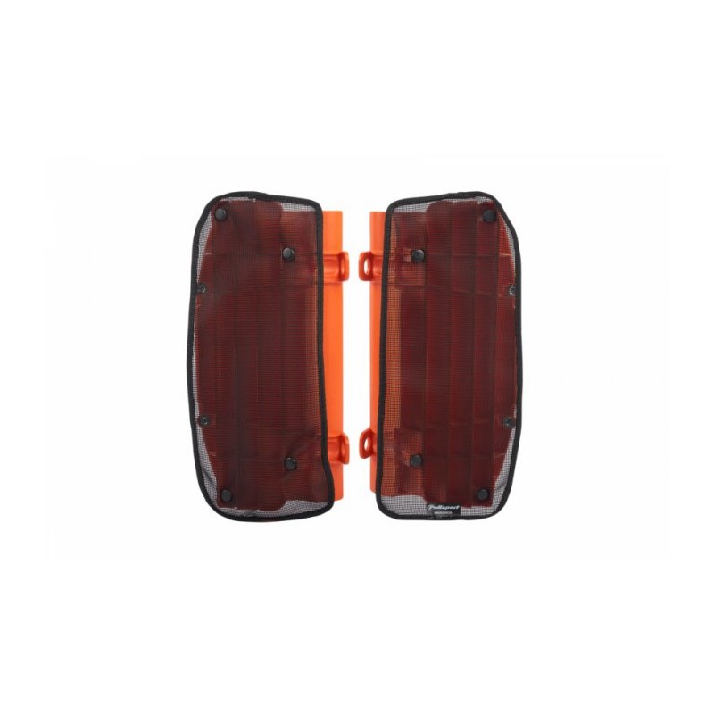 POLISPORT SIATKA OCHRONNA CHŁODNICY KAWASAKI KXF450 12-15 KOLOR CZARNY